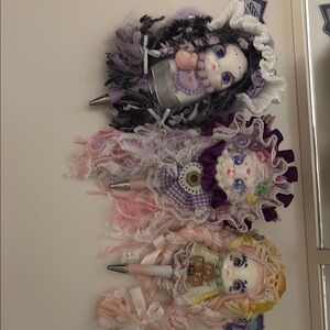 Colorful Decorative Dolls Pens